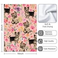 thumbnail image 3 of 2 Pcs Funny Kitchen Towels,Yorkie Dog and Flower Florals Microfiber Dish Towels,Kitchen Tea Towels,Kitchen Towel Set (18" X 26"), 3 of 3