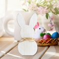 thumbnail image 5 of Easter Standing Table Decor Wood Bunny Tabletop Decoration Easter Decor Block Sign for Spring Home Party Supplies Indoor Festive Centerpiece Holiday Table Centerpiece for Easter Decorations, 5 of 6