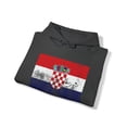 thumbnail image 4 of Croatia Croatian Pride Flag Hoodie, Gifts, Hooded Sweatshirt, 4 of 4