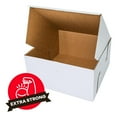 thumbnail image 5 of 12x12x6 Inch White Cake Boxes, Heavy-Duty Corrugated Bakery Boxes, 6 Count, 5 of 7