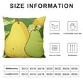 thumbnail image 5 of Nawypu  Cartoon Pear Square Pillow Covers,Couch Decorative Throw Pillow Covers Indoor/Outdoor Pillows Shells, 5 of 5
