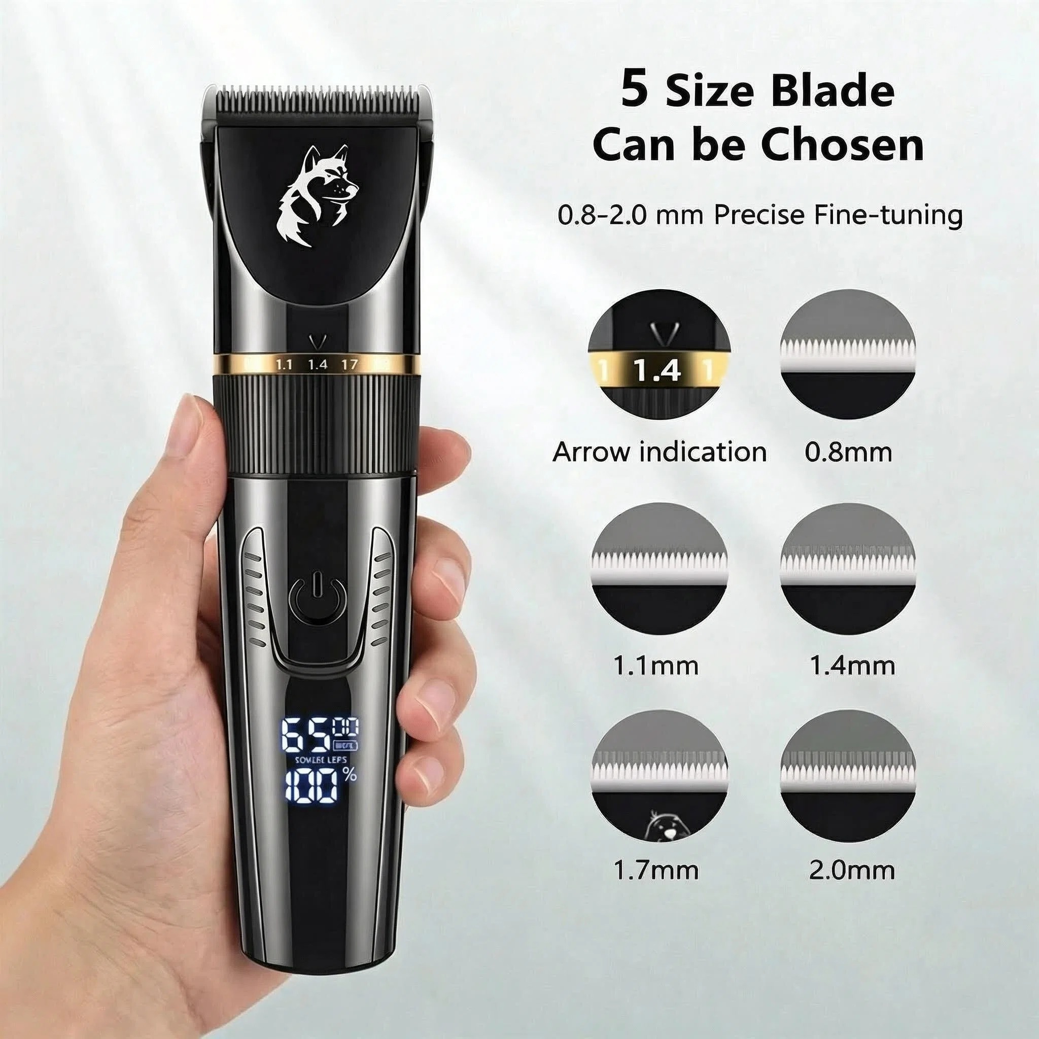 Ouxumoll Professional Cordless Dog Grooming Kit photo 8
