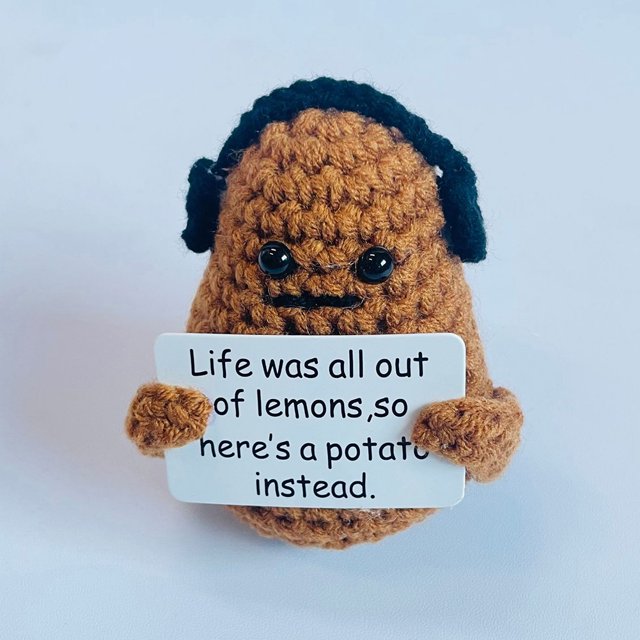 Mini Patatas Positivas con Tarjeta Positiva Regalos de Animación para Amigos Likrtyny Para estrenar