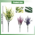 thumbnail image 3 of UV Resistant Artificial Lavender Flowers - Set of 8 Bouquets with 5 Stems Each, 15"" Tall Faux Plants for Outdoor Garden & Porch Decor, 3 of 9