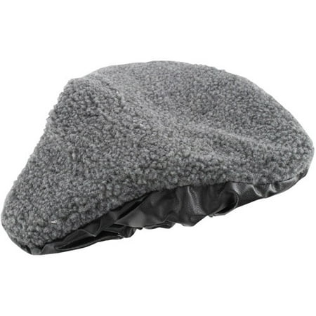 Ventura 2-Function Bicycle Saddle Cover, Reversible with Faux Fur and Leatherette