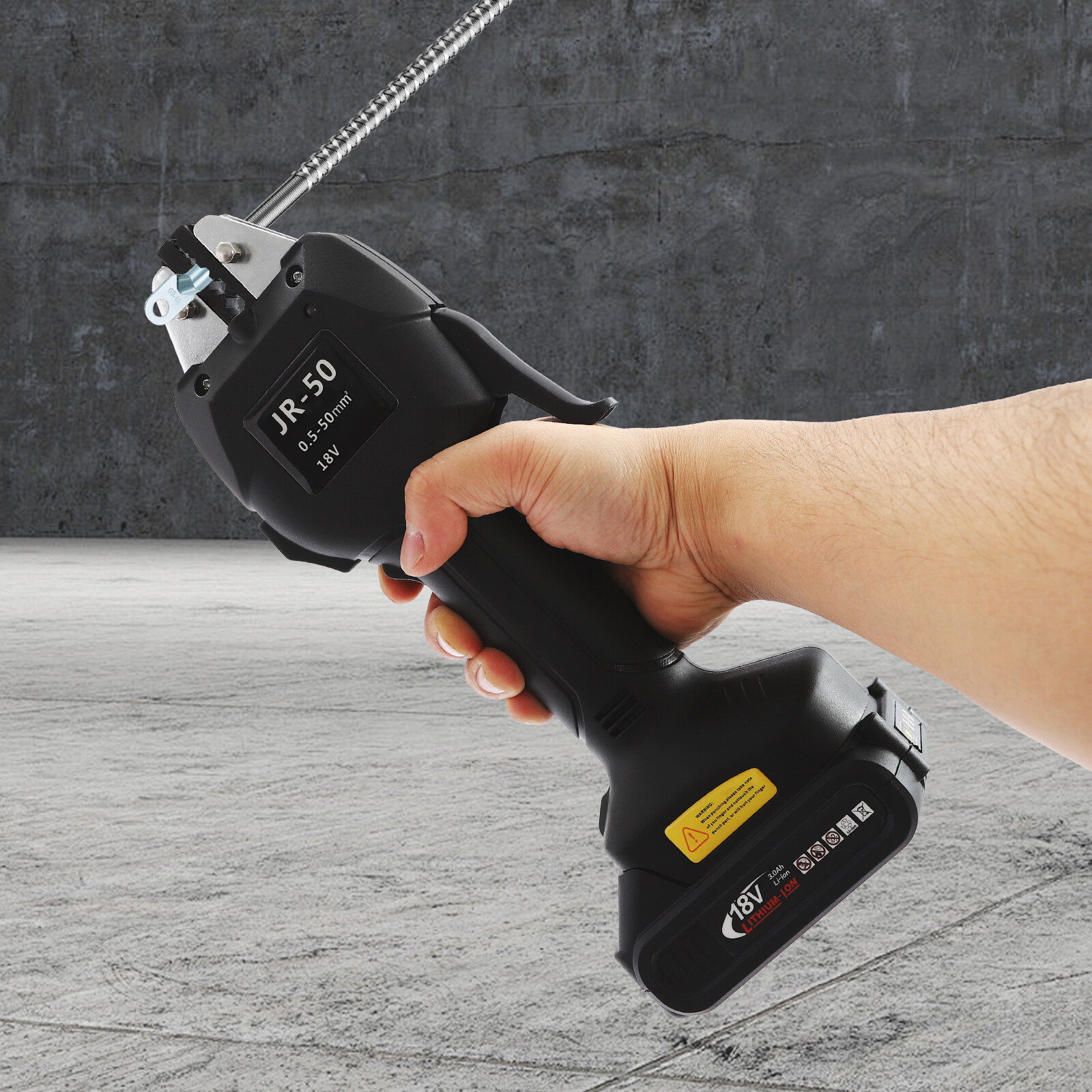 Electric Crimping Pliers Battery-powered Crimping Plier Terminal Crimping Tool for Communication Industry