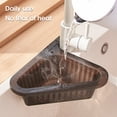 thumbnail image 4 of SPRING PARK Swan Shape Sink Strainer for Kitchen Sink Triangular Corner Kitchen Sink Strainer Punch-Free Multifunctional Sink Basket for Kitchen, 4 of 7
