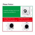 thumbnail image 5 of Seamless Portable Compact Dryer Blower Fan Belt Compatible with Magic Chef MCSDRY1S (2.6 Cu.ft Dryer 27-1/2"" High 23-5/8"" Wide), 5 of 5