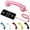Pink, variant on Retro Phone Handset, 2026 New Vintage Retro Telephone Wired Handset Landline Handle Receiver for Cell Mobile Video Conferences, Calls, Meetings (Red)