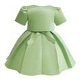 thumbnail image 4 of IROINNID Girls' Two-Piece Dress Set 2-10 Years Sleeveless Top with Short Jacket and Pleated Dress with Bow for Versatile and Casual Outfits, 4 of 4