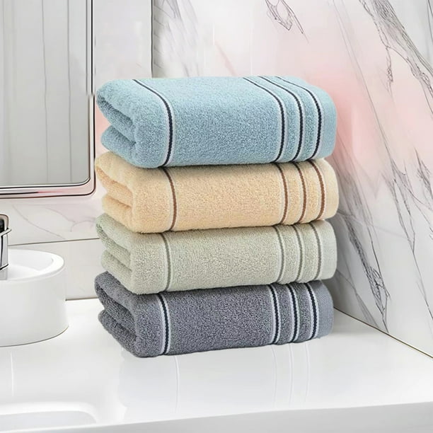 Fiudx Juego de Toallas de Mano, Lujosa Toalla de Algodón Suave, Absorbente de Secado Rápido, Bordes Reforzados y Diseño Aterciopelado, Ideal para Baño, Gimnasio, Spa, Hogar, Hotel, Dormitorio, Paquet