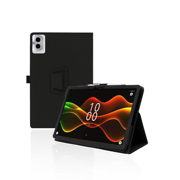 HYRACPO Protective Case for BOOST CELERO 5G TAB 10.95” Tablet, PU Leather Flip Folio Cover with Hand Strap, Anti-Fingerprint, Lightweight & Slim Shockproof Shell-Black