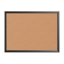 Staples Cork Bulletin Board Black Frame 2' x 1.5' (ST62833)