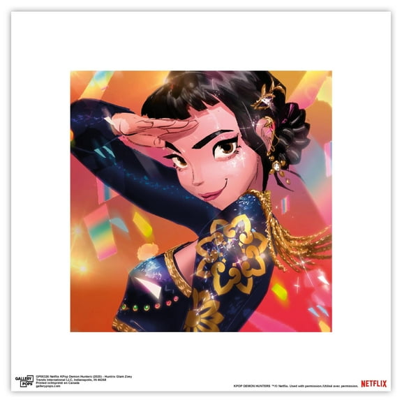 Gallery Pops Netflix KPop Demon Hunters (2025) - Huntrix Glam Zoey Wall Art