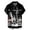 Black, variant on SNKSDGM New Trending My Items Mens Fashion Casual Christmas Printed Lapel Button Shirt Top