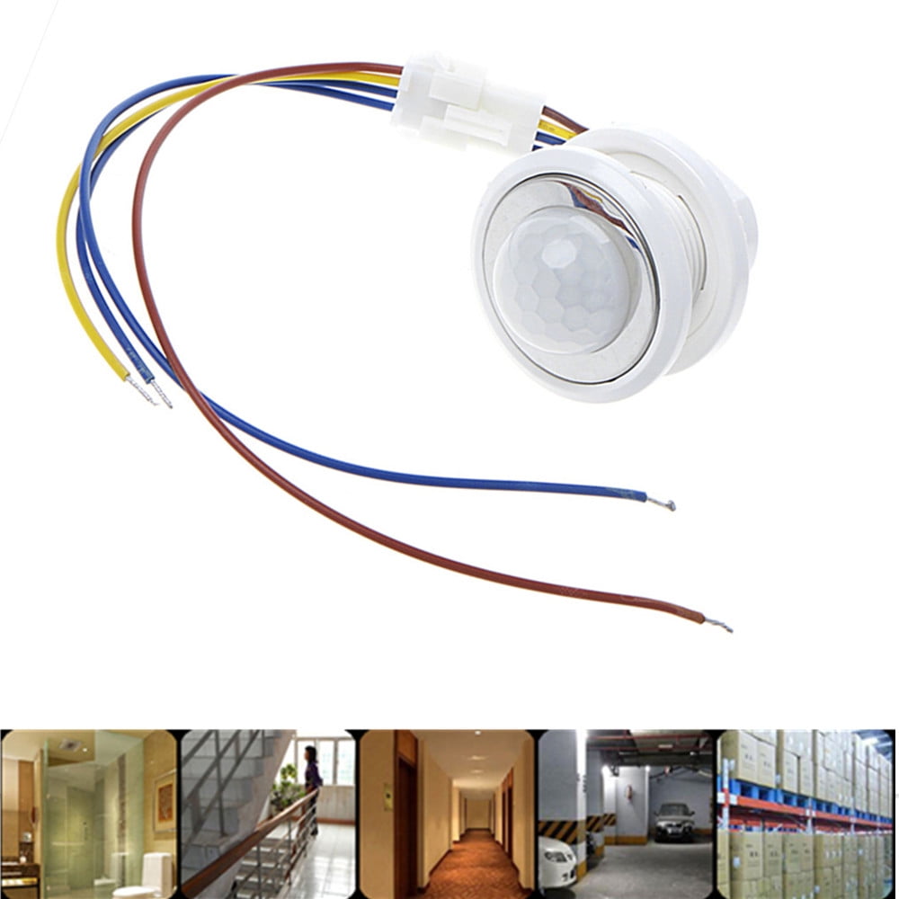 BeesClover LED Adjustable PIR Detector Infrared Motion Sensor Switch 85-265V