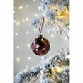 thumbnail image 2 of D3.9" Christmas Ball Ornaments, Glass Decorative Hanging Ball Christmas Tree Ornaments for Holiday Party Decorations, Set of 6, 2 of 9