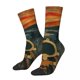 thumbnail image 2 of Calcetines nuevos para hombre, informales, con estampado de Snoopy, Charlie Brown, Scream, de poliéster, con dibujos animados, deportivos, para mujer, para primavera, verano, otoño e invierno, 2 of 5