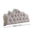 thumbnail image 3 of Bed Lumbar Support, Headboard Rest Cushion, Reading Pillow Tote, Soft Supportive Structure and Pressure Relief Function for King Beds, Large Bedrooms, and Family Resting, 3 of 6
