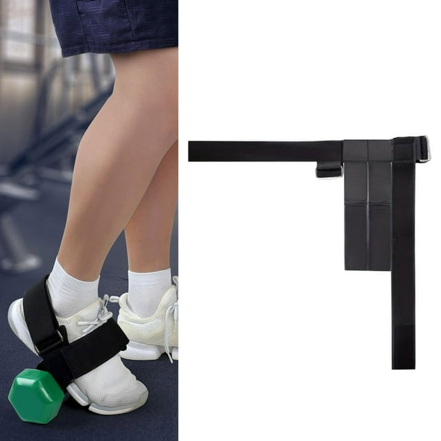 Fitness & Yoga | Adjustable Ankle Straps for Dumbbell Weight Lifting | Foot Attachment Trainer for Leg Extension and Tibialis Training | Balancing Foot Weights for Fitness Enthusiasts