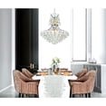 thumbnail image 6 of CWI Lighting Princess 10 Light Down Transitional Metal Chandelier in Chrome, 6 of 6
