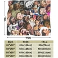 thumbnail image 4 of Pedro Pascal Blanket Flannel Super Soft Plush Warm Bed Blankets Sofa Throws 60"X50", 4 of 6