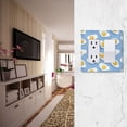 thumbnail image 5 of Yayeee Rocker Switch Wall Plate 1-Gang 4.6"x2.9" Home Decorative Outlet Cover, Playful Fried Eggs, 5 of 6