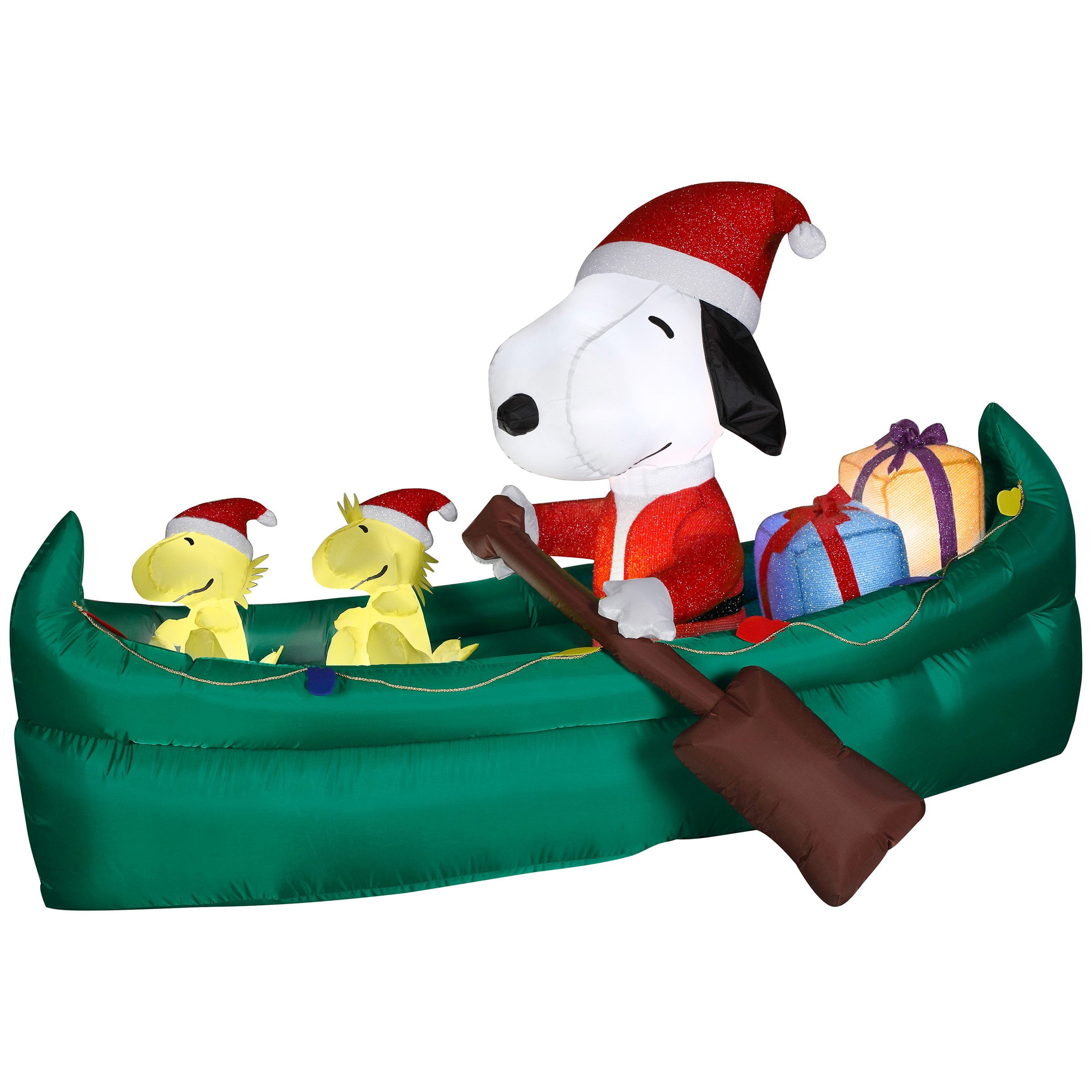 Gemmy Airblown Inflatable Snoopy In Canoe - Walmart.com - Walmart.com