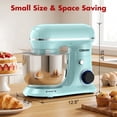 thumbnail image 4 of CEBORY 4 QT 3-in-1 Stand Mixer, 10-Speed Tilt-Head Electric Kitchen Mixer with Dough Hook, Beater, Whisk, and Stainless Steel Bowl for Home Baking, 4 of 7