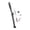 Black, variant on Heavy Duty Aluminum Motorcycle Side Stand for Stable Off-Road Parking - Lightweight