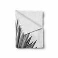 thumbnail image 2 of Agave Soft Flannel Fleece Throw Blanket, Vintage Engraving Cactus Sketch Detailed Work of Art Tropical Plant Print, Cozy Plush for Indoor and Outdoor Use, 50" x 70", White Charcoal Grey, by Ambesonne, 2 of 6