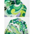 thumbnail image 3 of Camisa estampada de mujer Camisas casuales de playa de vacaciones con botones de manga larga CACAGOO Jerseys de mujer, 3 of 7