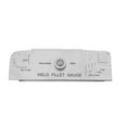 thumbnail image 2 of Mesure Métrique en Acier Inoxydable Mesure de Soudage Jauge de Soudage Jauge, Taille de Soudure Automatique Filet Test Ulnar Soudeur Inspection Jauge d'Inspection Soudeur Inspection, 2 of 8