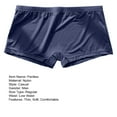 thumbnail image 7 of zeranth Men Boxers Breathable Elastic Solid Color Low Waist Ultra-thin Anti-septic Moisture Wicking Intimate Men Underpants Inner Wear Clothes, 7 of 7