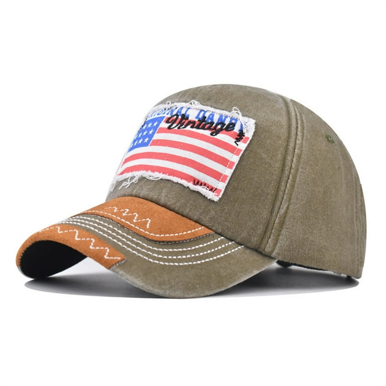 Sksloeg Hats for Men Trucker Cap American Flag 3x5 Outdoor 100