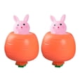 thumbnail image 1 of Aihimol 2Pcs Easter Carrot Rabbit Fidget Toys, Rabbit Squeeze Ball for Kids Relieve Stress, Pop Up Toy for Easter Basket Stuffers, 1 of 4