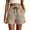 Khaki, variant on Womens Summer Cooling Shorts Athletic Quick Dry Short Pants Lightweight Elastic High Waisted Wide Leg Workout Running Shorts