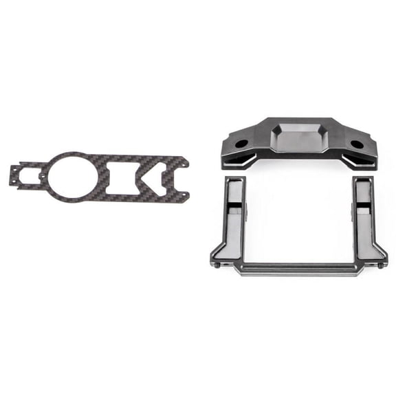 HobbyFlip Upper Main Board Carbon Fiber w/ Support Block Compatible with Walkera Runner 250 Racer