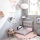 thumbnail image 1 of Alfombrillas de juego para bebés con volantes redondos de 100 cm, de algodón suave, para gatear, decoración de habitación infantil, 1 of 9