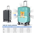 thumbnail image 4 of Pofeuu Dogs Loves Bath Print Luggage Suitcase Cover Protector Luggage Washable Covers Aesthetic for 18/24/28/32 inch Luggage（No luggage included）-Medium, 4 of 7