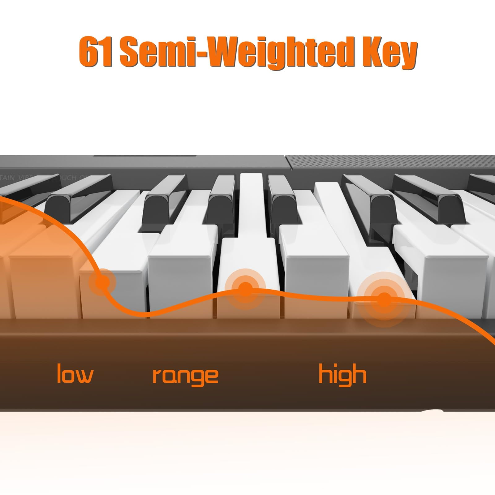 61-Key Piano Keyboard With Power Supply, Built In Speakers, Pedal,Protable Digital Music Keyboard Teaching For Beginners