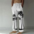 thumbnail image 1 of Pantalones largos para hombre, moda, estampados, casuales, cintura elástica con bolsillo, pantalones deportivos, pantalones de poliéster para hombre., 1 of 4