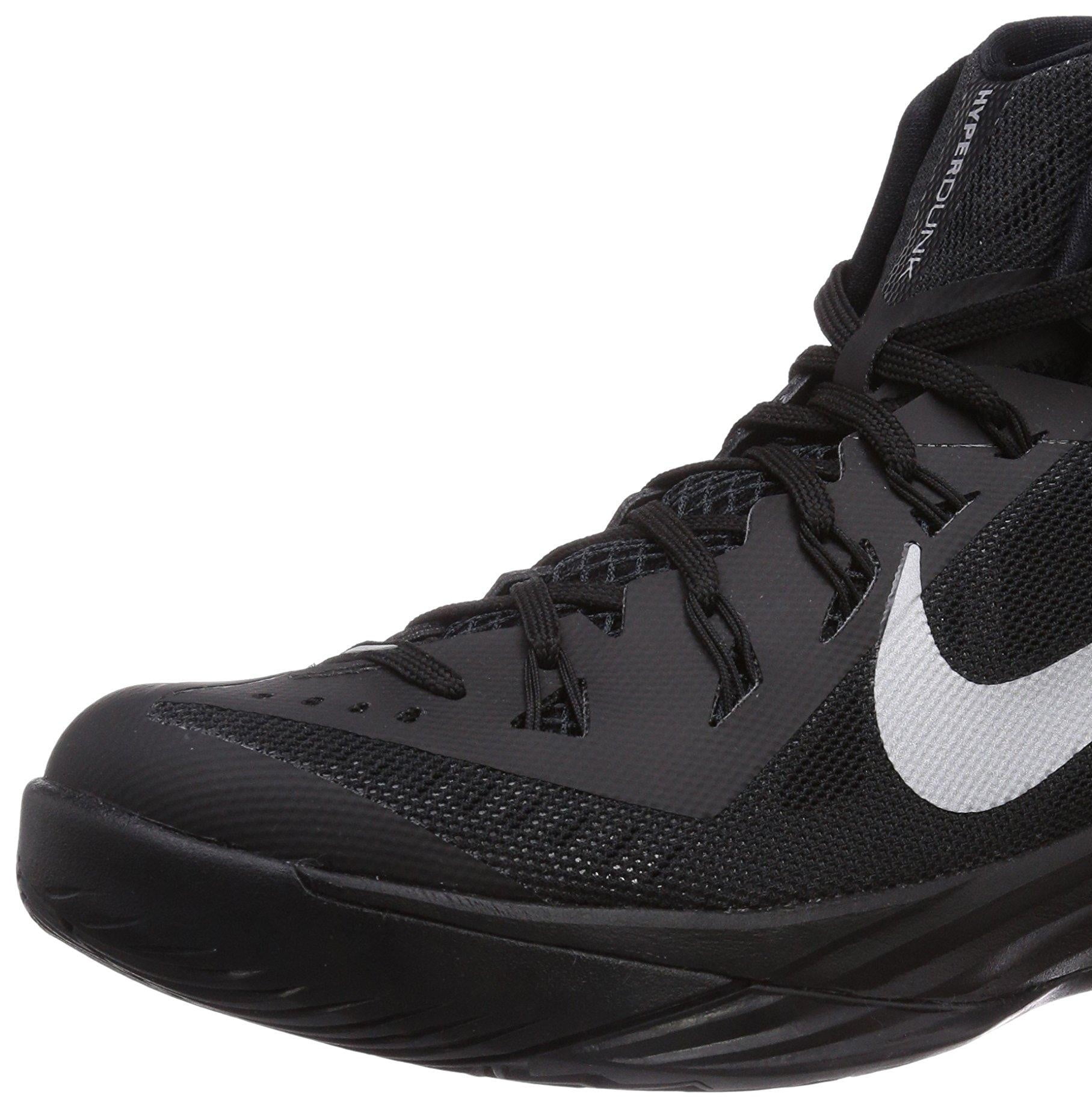 Nike - Nike Men's Hyperdunk 2014 Black/Metallic Silver Basketball Shoes ...