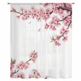 thumbnail image 2 of Pink Spring Floral Sheer Curtains 96 Inches Long, Elegant Pastoral Flowers Watercolor Light Filering Curtains, Privacy Drapes Simi Floor to Veiling Curtain for Living Room Bedroom Window Treatment, 2 of 9