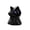 Purple, variant on Mysterious Hooded Cat Figurine, Hooded Black Cat Figurine Gothic Wizard Statue, Mini Resin Cloak Cat with Big Green Eyes,Gifts for Cat Lovers