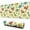 LightYellow Cartoon Dinosaurs, variant on Long Mouse Pads for Desk,LightYellow Green Dinosaurs Silhouettes Desk Mats on Top Of Desks, Desk Mouse Pad Extra Large with 3mm Non-Slip Base and Stitched Edge for Gaming,Work,Home 31.5"x11.8"