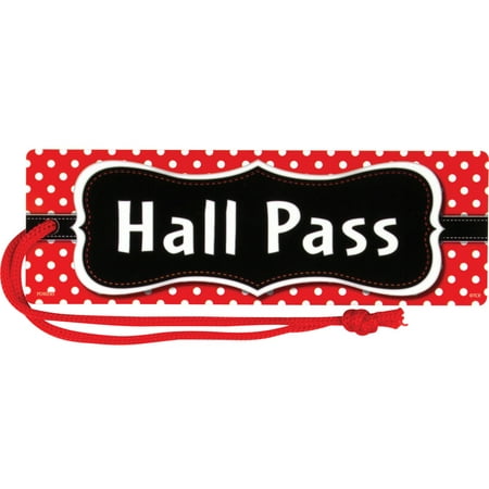 RED POLKA DOTS MAGNETIC HALL PASS (Best Place To Mount Red Dot On Ar 15)