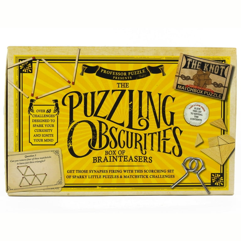 Professor Puzzle: The Puzzling Obscurities Box of Brainteasers