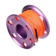 thumbnail image 1 of Sonducket Carrete de buceo, carrete de dedo, fibra de poliéster de aluminio, naranja, línea ligera de buceo, naufragio submarino, esnórquel Deportes acuáticos Púrpura, 1 of 6