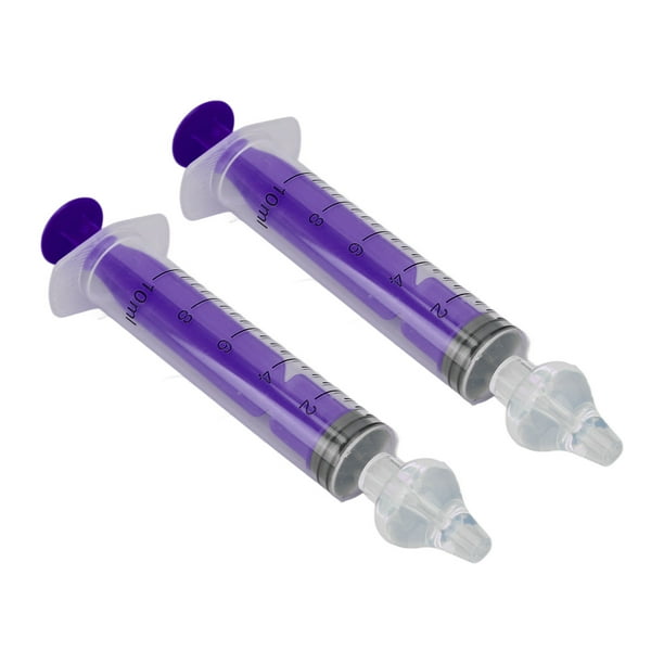 Aspirador nasal para bebé ANGGREK Silicona Suave Fácil de Usar Limpieza nasal Completa Control de Cantidad de Solución Salina con jeringa de 10 ml